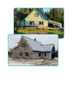 Maamaja fassaadi soojustamine ja valtsplekk-katuse ehitus Katusesepp OÜ poolt